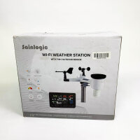 Sainlogic WS-3500 Wireless Weather Station, WiFi, 100m range, measures temperature, humidity, wind, air pressure, brightness