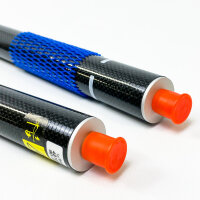 TRIMBLE Carbonstab zweiteilig 2m, 5/8″ Gewinde, mit Dosenlibelle, Catalyst Zubehör, leicht & robust, Vermessungszubehör