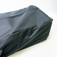 LifeGoods Party Tent 3x3m, Pavilion with Windows, Waterproof, Quick Setup, incl. Carry Bag with Wheels, Grey