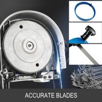 VEVOR BS-85 Bandsaw 1000W, metal/wood/fiberglass/plastic, precise cut, compact, versatile