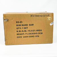 VEVOR BS-85 Bandsaw 1000W, metal/wood/fiberglass/plastic, precise cut, compact, versatile