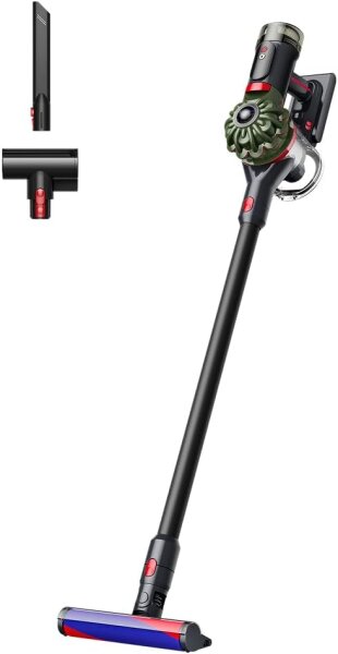 Dyson V8 Cyclone vacuum cleaner, cordless, 150 AW, 60 min runtime, motorized bar brush, anti-tangle, combination accessories