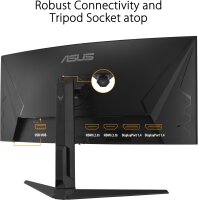 ASUS TUF Gaming VG34VQL3A 34" Curved Monitor, WQHD, 180Hz, 1ms, 1500R, FreeSync, HDR400, ohne Strom- & HDMI-Kabel