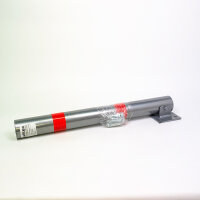 Wiltec parking post 705x75mm, foldable parking barrier, round steel bollard, robust, lockable