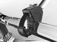 Atera Strada DL 3 bike carrier, towbar-mounted carrier for 3 bikes, with rear lights, foldable, secure mounting