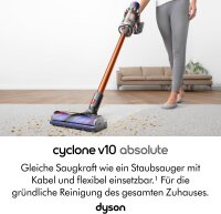Dyson Cyclone V10 Absolute, kabelloser Staubsauger,...
