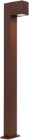 Qazqa Baleno outdoor floor lamp, rust brown, 80cm, IP44,...