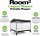 Joovy Room² Laufstall, tragbar, fast 3 m² Fläche, große Netzfenster, wasserdichte Matratze, leicht klappbar, für Babys/Kleinkinder