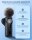 Wireless Lavalier Microphone Mini, Clip-On, for iPhone/Android, Noise Cancellation, Auto-Pairing, Mute, Reverb, Vlogging