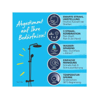 GROHE shower system, 26507KS0, shower system, thermostat,...