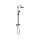 GROHE shower system, 26507KS0, shower system, thermostat, wall-mounted, 250 mm shower head, matt black