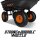 Garden equipment transport trailer, tipping load 250 kg, robust trailer, tippable, ideal for gardening work