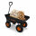 Garden equipment transport trailer, tipping load 250 kg, robust trailer, tippable, ideal for gardening work