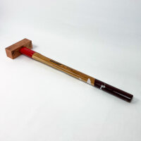 Gedore copper hammer ROTBAND-PLUS 5000g, soft-faced hammer, used, robust wooden handle, low vibration, ideal for assembly work