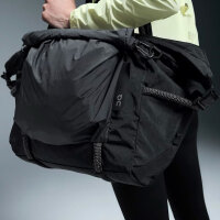 ON Track Pack 40L sports bag, robust rope handles, roll-top front pocket, black/magnetic, 55x50x15cm