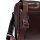Piquadro shoulder bag in mahogany leather, with detachable shoulder strap, small bag, elegant, for everyday and business use