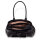 Hispanitas Damen Handtasche BI254146, Schulterriemen, Polyurethan, schwarz, elegant, kompakt, vielseitig einsetzbar
