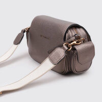 Hispanitas Womens Handbag Grey BI254143 – Elegant shoulder bag, modern design, versatile, high-quality material