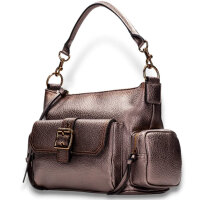 Hispanitas BI254140 Damen Tasche, Polyurethan, Bronze,...