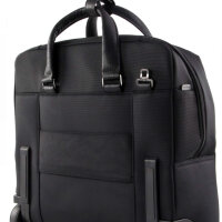Piquadro BV4729BR2 Trolley, narrow, 40x36x16cm, laptop compartment, TSA lock, shoulder strap, black