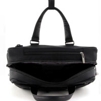 Piquadro BV4729BR2 Trolley, narrow, 40x36x16cm, laptop compartment, TSA lock, shoulder strap, black