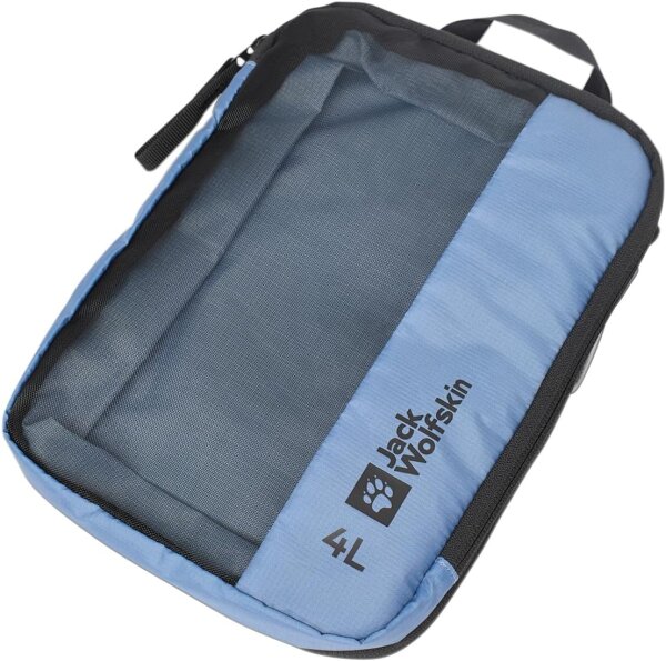 Jack Wolfskin Compression Cube 4, Elemental Blue, A62121_1325, packing cube, 29x2x20cm, lightweight, compressible, travel organizer