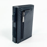 DADMAN Kartenetui, Carbon-Optik, Schwarz, mit...