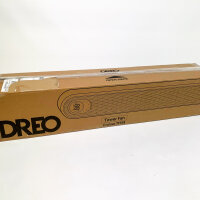 Dreo Turmventilator, Standventilator, 20dB leise, 11m Reichweite, 9 Stufen, 4 Modi, 90° oszillierend, Fernbedienung, Timer