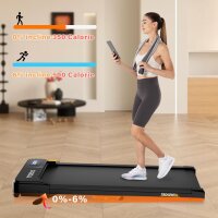 TODO Treadmill, electric inclined running mat 1–6 km/h, 2.5 HP, remote control & app, for home/office