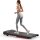 Compact tilting treadmill mat with remote control, LED display, 1–6 km/h speed, ideal for office & home