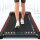 Compact tilting treadmill mat with remote control, LED display, 1–6 km/h speed, ideal for office & home