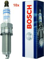 Bosch YR7MII33X spark plugs, 10-pack, double iridium,...