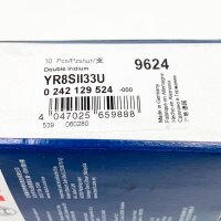 10x Bosch YR8SII33U Zündkerze, Double Iridium,...
