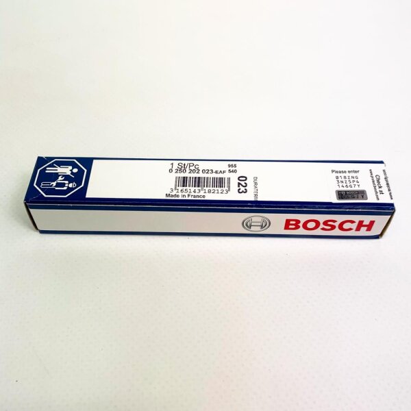 10x Bosch 0250202023 Duraterm Glow Plugs, Cardboard Box, Suitable for Diesel Vehicles, Durable, Reliable Cold Starts