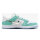 Nike SB x April Dunk Low Pro Sneaker, EUR 38, Skateschuh, limitierte Collab, Wildleder, Mesh, türkis-silber, gepolsterter Komfort