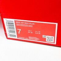 Nike Air Max Plus Sneakers EUR 40, sporty shoe, breathable, striking design, comfortable cushioning, trendy