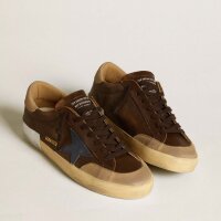 Golden Goose Super Star sneakers, leather, size 41, blue...