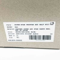 Golden Goose Super Star sneakers, leather, size 41, blue leather star, nubuck heel, sporty, high-quality