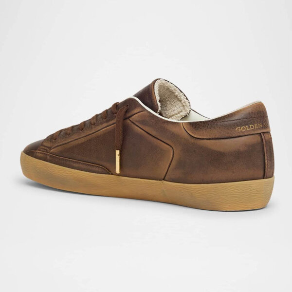 Golden Goose sneakers, leather, EUR 43, embossed star, sporty, comfortable, fashionable, lace-up shoe