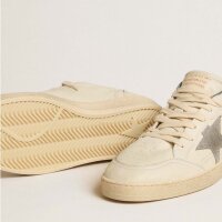 Golden Goose Ball Star Sneakers EUR 44, nappa leather, grey suede star & heel, sporty look
