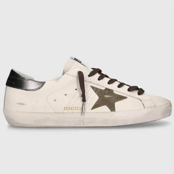 Golden Goose Super-Star Sneaker, EUR 43, Herrenschuh, Used-Look, Leder, Stern-Detail, Vintage-Style, Komfortsohle