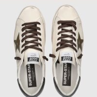 Golden Goose Super-Star Sneaker, EUR 43, Herrenschuh, Used-Look, Leder, Stern-Detail, Vintage-Style, Komfortsohle