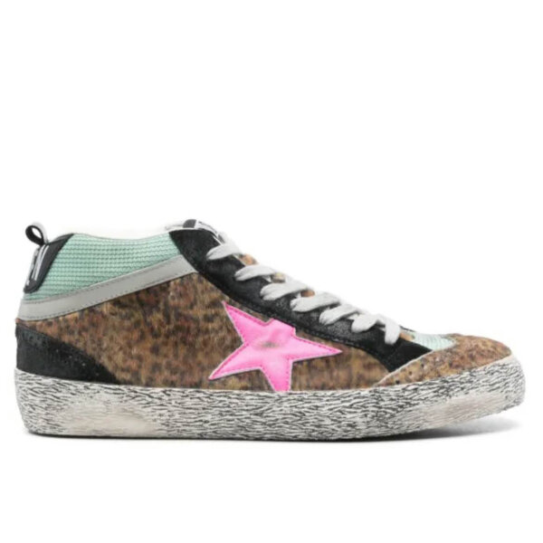 Golden Goose Mid Star Sneakers EUR 38, Womens, Double Quarter Design, Used Look, Leather, Vintage Style, Comfortable Fit