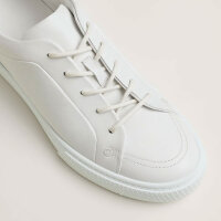 Hermes Homme Irwin Sneaker, Gr. 41, Herren, Weiß, Leder, sportlich-elegant, bequeme Passform, Luxus-Footwear