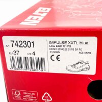 ELTEN Impulse XXTL safety shoes, size 37, blue, steel toe cap, slip-resistant, breathable, work safety