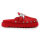 REDRUM Chunky Mule Slippers, EUR 47, mules, red, comfortable chunky style, non-slip sole, fashionable and eye-catching