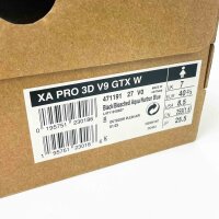 Salomon XA Pro 3D V9 GTX, Trailrunningschuhe, EUR 40⅔, wasserdicht, atmungsaktiv, schwarz, griffige Sohle, stabil