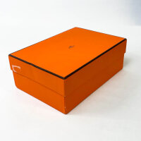 Hermes Chypre sandals, size 39, womens, orange/pink, leather, flat, fashionable, summer shoe