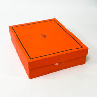 Hermes Oran Pantoffel, Lackleder, Größe 38, eleganter Damenschuh, flach, ikonisches H-Design, luxuriös, sommerlich