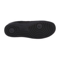 Nike Air Force 1 `07, Sneaker, Gr. 43, schwarz, Leder, klassische Sohle, sportlich, komfortabel, zeitloses Design